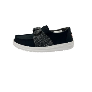 Girls' HEYDUDE Wendy Bow Shoes Little Regular 11Y Black