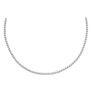 Adina Eden Women's Thin Tennis Choker Necklace