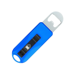 Cobratec Knives OTF Bottle Opener Blue Pocket Knife