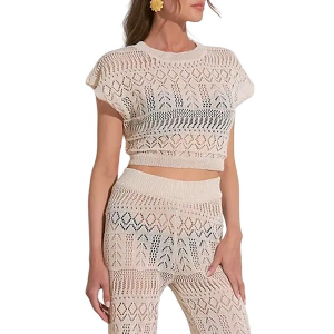 Women's Elan International Maui Shirt Swim Cover Up Small Natural