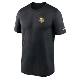 Minnesota Vikings Nike 2025 Sideline Small Logo T-Shirt 3XLarge Black