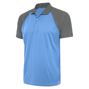 Men's Antigua Nova Polo Large Columbia Blue/Steel