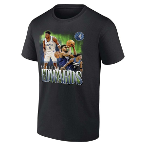 Minnesota Timberwolves Anthony Edwards Notorious Fanatics T-Shirt XLarge Black