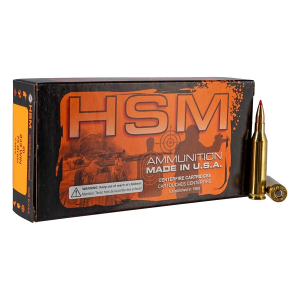 HSM Varmint Hornady V Max Rifle Ammunition