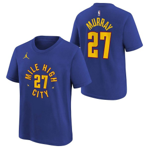 Kids' Denver Nuggets Jamal Murray #27 Statement Name & Number Nike T-Shirt Medium Blue