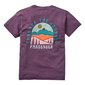 Women's Passenger Clothing Outlook Recycled Cotton Oversized T-Shirt Large Deep Plum