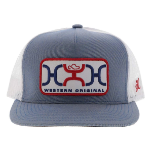 Men's Hooey Loop Snapback Hat One Size Blue White