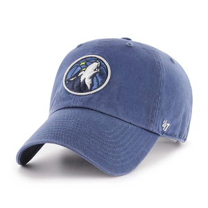 Minnesota Timberwolves 47 Brand Clean Up Adjustable Hat One Size Navy