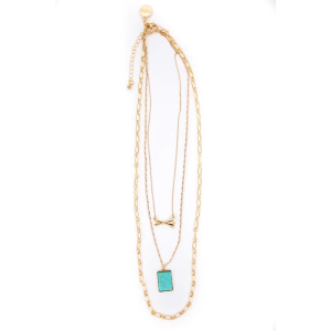 West and Co. Arrow Layered Chain Necklace