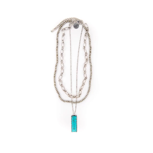 West and Co. Layered Bar Necklace