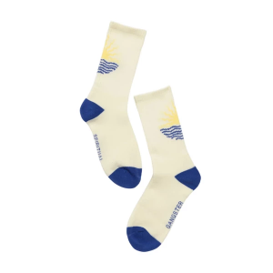 Women's Spiritual Gangster Sea Sun Crew Socks One Size White Wisteria Single