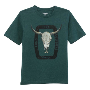 Boys' Wrangler Cowboys T-Shirt XSmall Sea Moss Heather