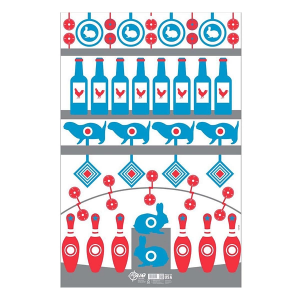 Allen EZ Aim Shooting Gallery Paper Shooting Target & Backer