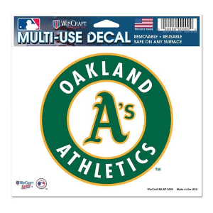 Wincraft Oakland Athletics 5"x6" Multi Use Decal