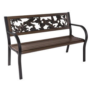Painted Sky Designs Hummingbird Tube Steel Bench