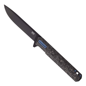 TEKTO F2 Bravo Forged Carbon Drop Point Folding Knife Black