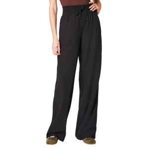 Women's Spanx One the Move Wide Leg Pants Large Very Black
