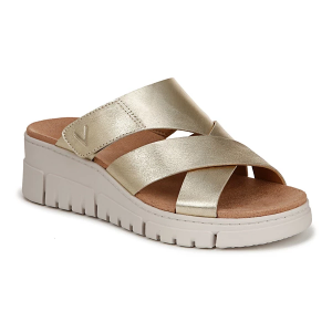 Women's Vionic Uptown Sunset Sandals 6 Gold