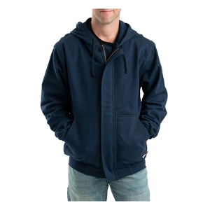 Men's Berne Apparel FR NFPA 2112 Work Full Zip Large Tall Navy