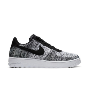 Men's Nike Air Force 1 Flyknit 2.0 Sneakers sneakers-athletic-shoes 10.5 Regular Black/Pure Platinum/Black/White