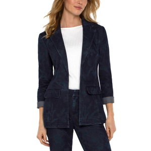 Women's Liverpool Los Angeles Boyfriend Short Blazer Large Shadow
