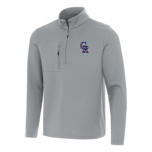 Colorado Rockies Antigua Americana Insider 1/4 Zip 3XLarge Skyscraper
