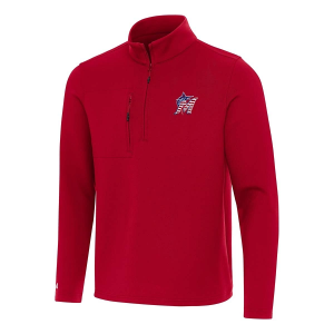 Miami Marlins Antigua Americana Insider 1/4 Zip 3XLarge Dark Red