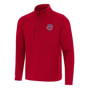 Minnesota Twins Antigua Americana Insider 1/4 Zip 3XLarge Dark Red