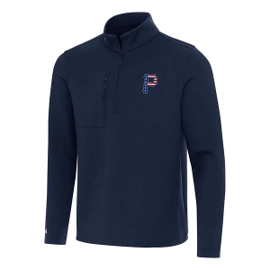 Pittsburgh Pirates Antigua Americana Insider 1/4 Zip 3XLarge Navy