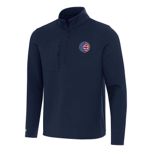 Chicago Cubs Antigua Americana Insider 1/4 Zip XLarge Navy