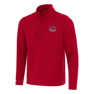 Cincinnati Reds Antigua Americana Insider 1/4 Zip Large Dark Red