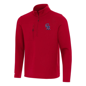 Colorado Rockies Antigua Americana Insider 1/4 Zip Medium Dark Red
