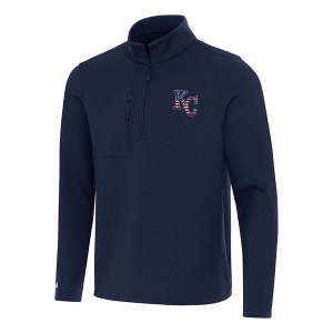 Kansas City Royals Antigua Americana Insider 1/4 Zip 2XLarge Navy