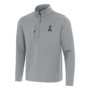 Los Angeles Angels Antigua Americana Insider 1/4 Zip Large Skyscraper