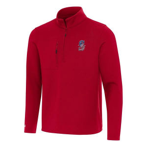 Seattle Mariners Antigua Americana Insider 1/4 Zip XLarge Dark Red