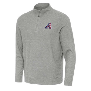 Arizona Diamondbacks Antigua Americana Subtle 1/4 Zip 3XLarge Grey Heather