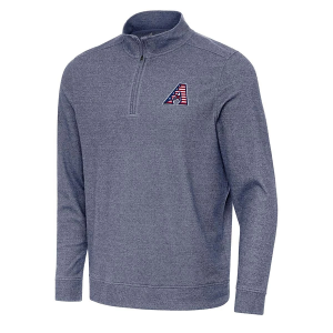 Arizona Diamondbacks Antigua Americana Subtle 1/4 Zip 3XLarge Navy Heather