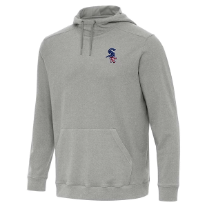 Chicago White Sox Antigua Americana Cloud Hoodie 3XLarge Grey Heather