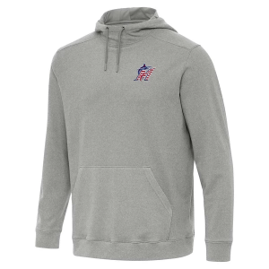 Miami Marlins Antigua Americana Cloud Hoodie 3XLarge Grey Heather