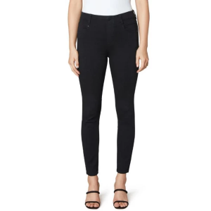 Women's Liverpool Los Angeles Gia Lider Pull On Slim Fit Skinny Jeans Black Rinse 16 25