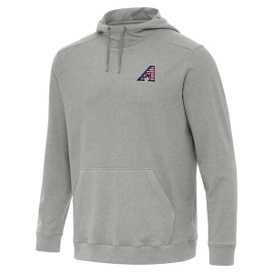 Arizona Diamondbacks Antigua Americana Cloud Hoodie Large Grey Heather