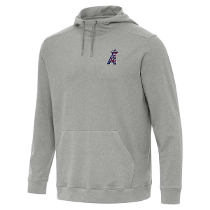 Los Angeles Angels Antigua Americana Cloud Hoodie 2XLarge Grey Heather