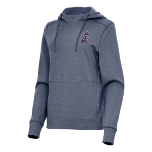 Women's Los Angeles Angels Antigua Americana Justice Hoodie 2XLarge Navy Heather