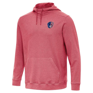 Milwaukee Brewers Antigua Americana Cloud Hoodie XLarge Dark Red Heather