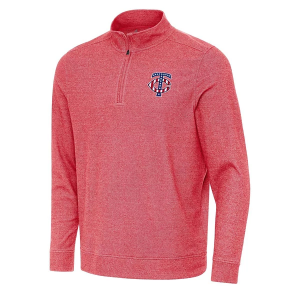 Minnesota Twins Antigua Americana Subtle 1/4 Zip Small Dark Red Heather