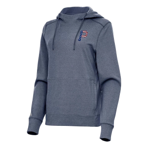 Women's Pittsburgh Pirates Antigua Americana Justice Hoodie 2XLarge Navy Heather
