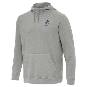 Seattle Mariners Antigua Americana Cloud Hoodie Large Grey Heather