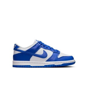 Kids' Nike Dunk Low Sneakers sneakers-athletic-shoes Big 3.5 Regular White/Hyper Royal-Hyper Royal