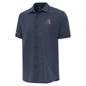 Arizona Diamondbacks Americana Activate Woven Button Up 2XLarge Navy
