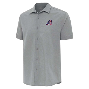 Arizona Diamondbacks Americana Activate Woven Button Up 2XLarge Skyscraper